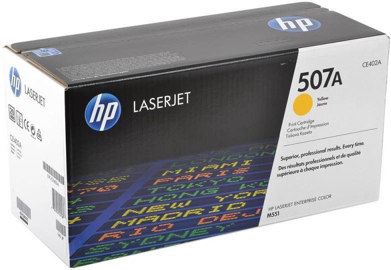 Картридж HP CE402A желтый купить,118835