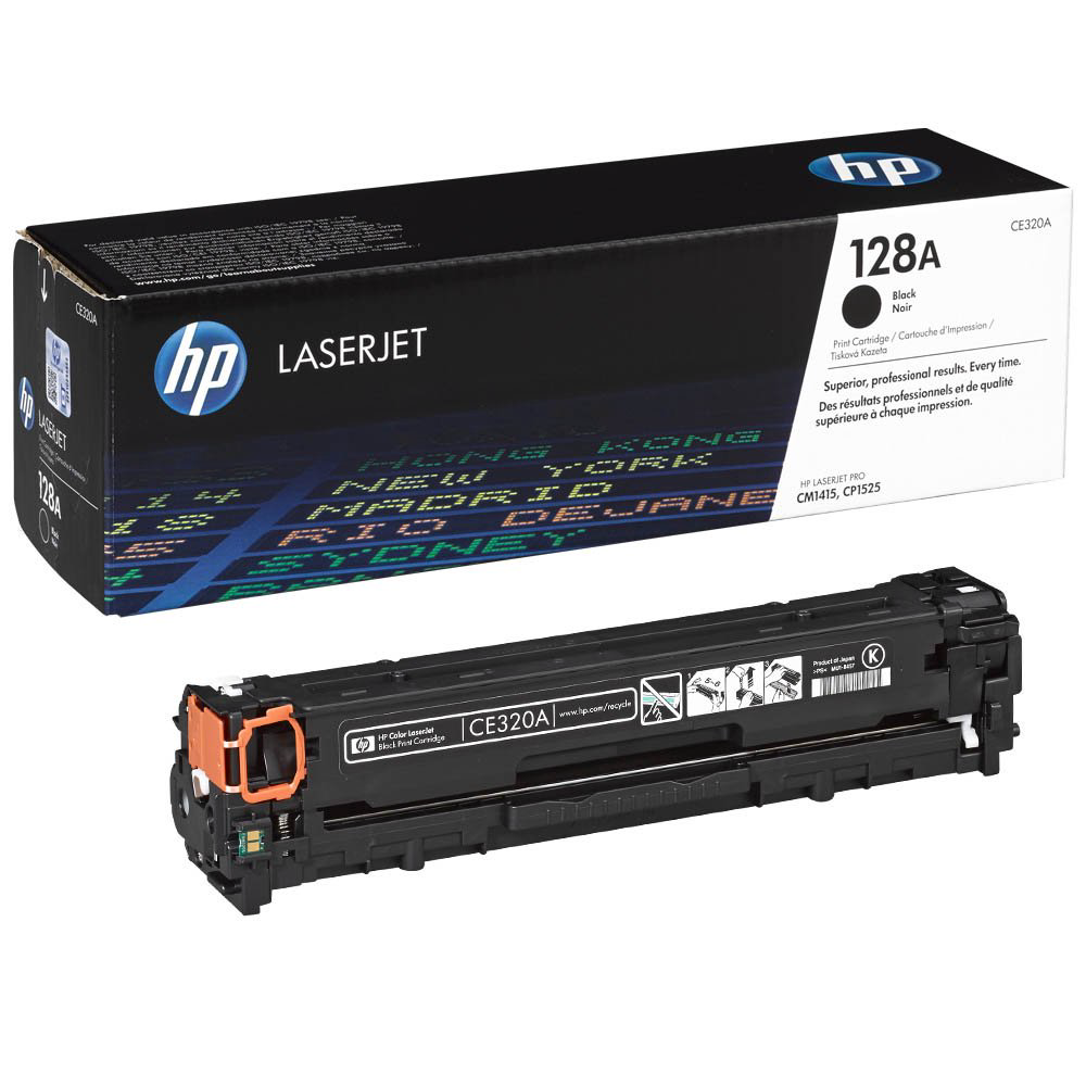 Картридж HP 128A CE320A черный