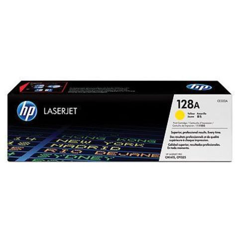 Картридж HP 128A CE322A желтый