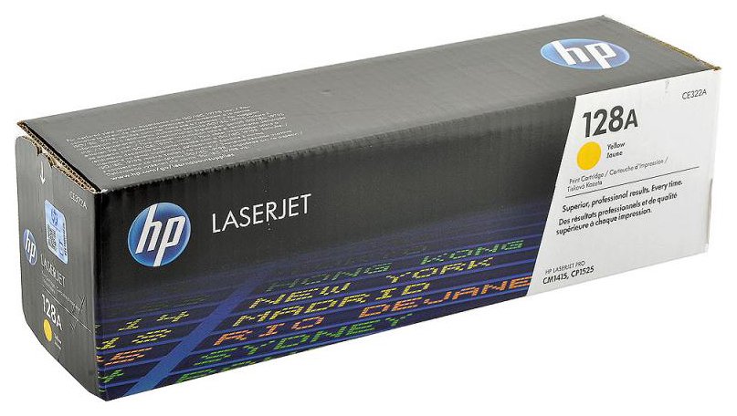 Картридж HP 128A CE322A желтый