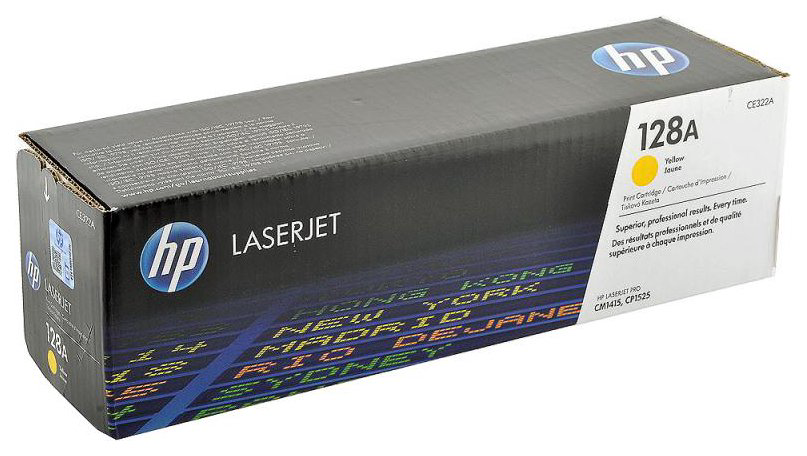 Картридж HP 128A CE322A желтый