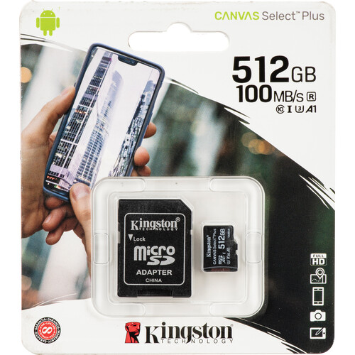 Карта памяти Kingston Micro SDXC 512Gb Class 10 SDCS2/512GB 512Gb + адаптер - ForteMarket Карта памяти Kingston Micro SDXC 512Gb Class 10 SDCS2/512GB 512Gb + адаптер купить,0