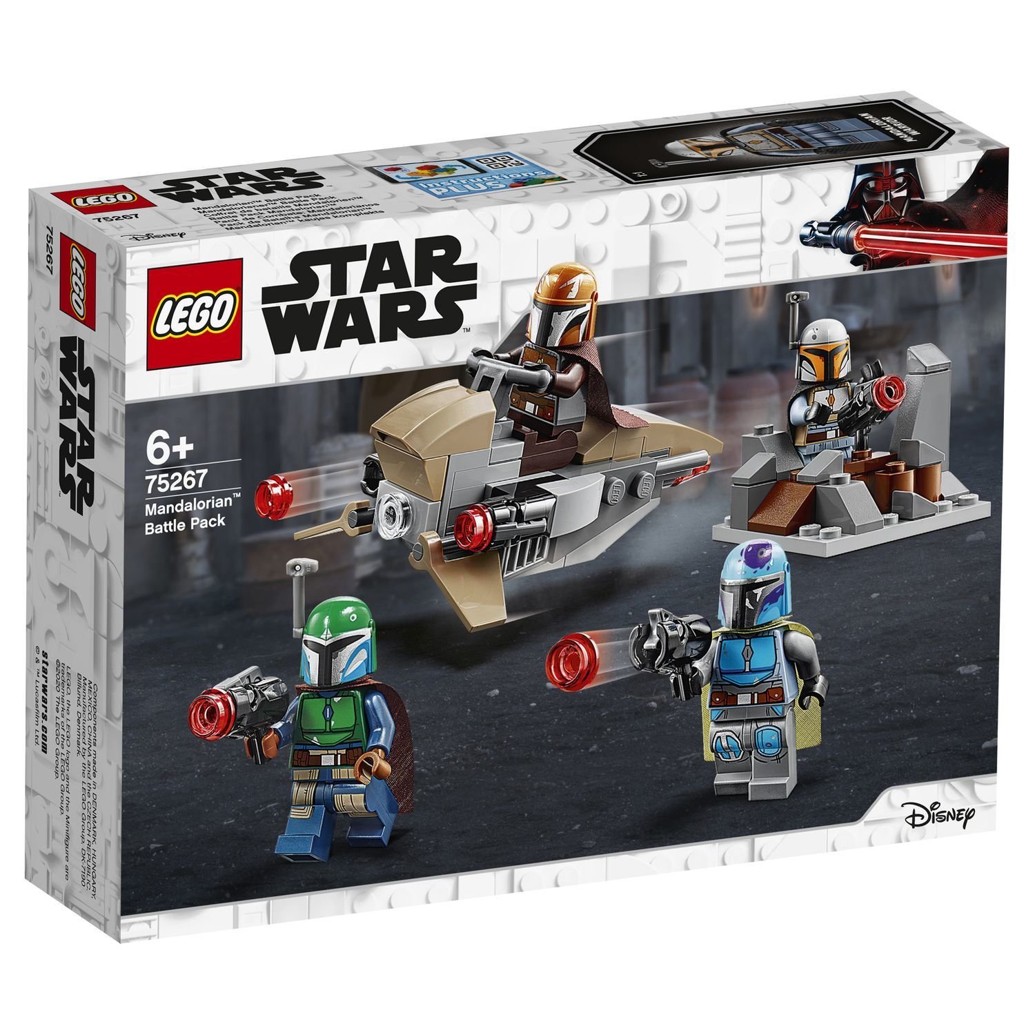 Конструктор Lego Star Wars Боевой набор мандалорцы 75267 купить,NaN