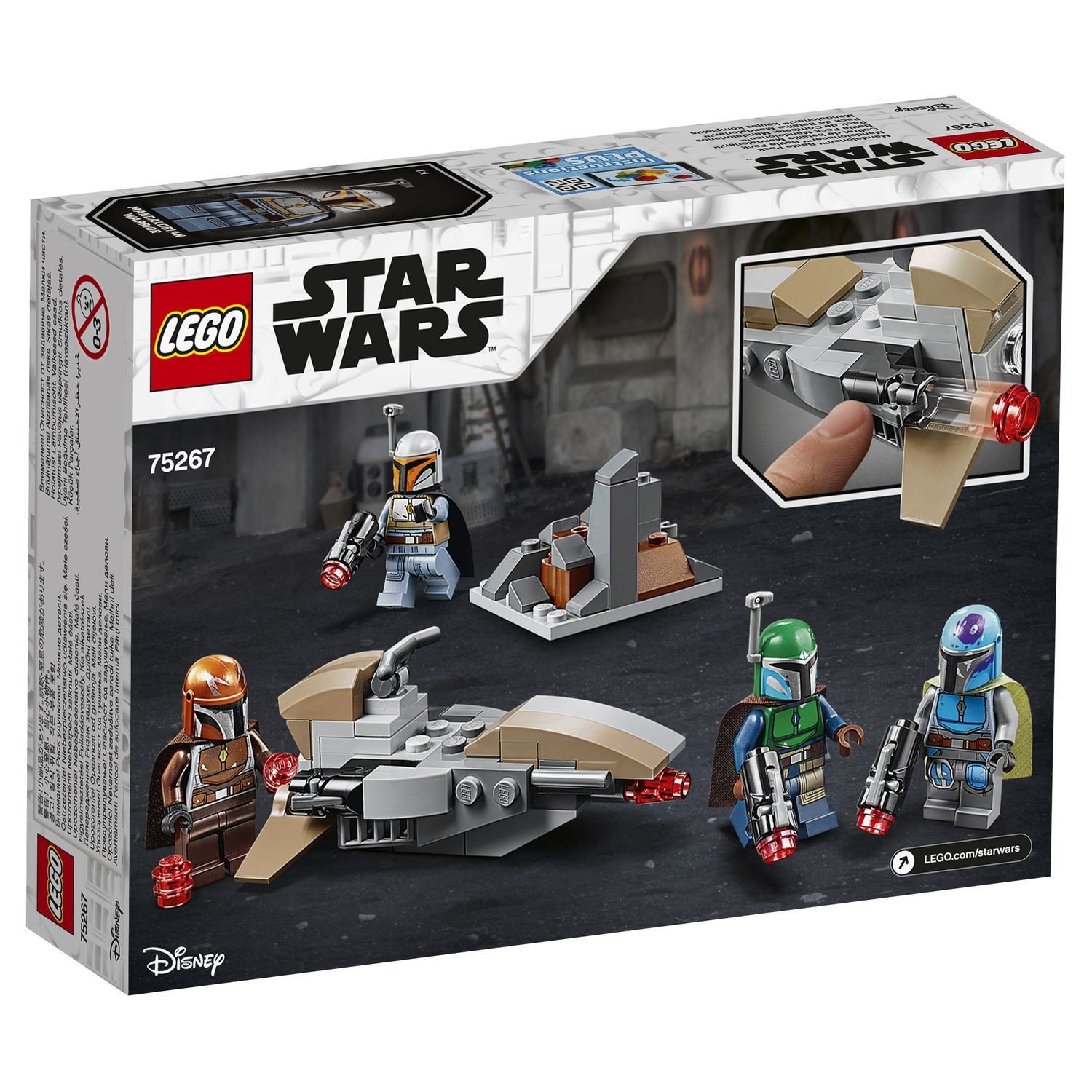 Конструктор Lego Star Wars Боевой набор мандалорцы 75267 купить,NaN