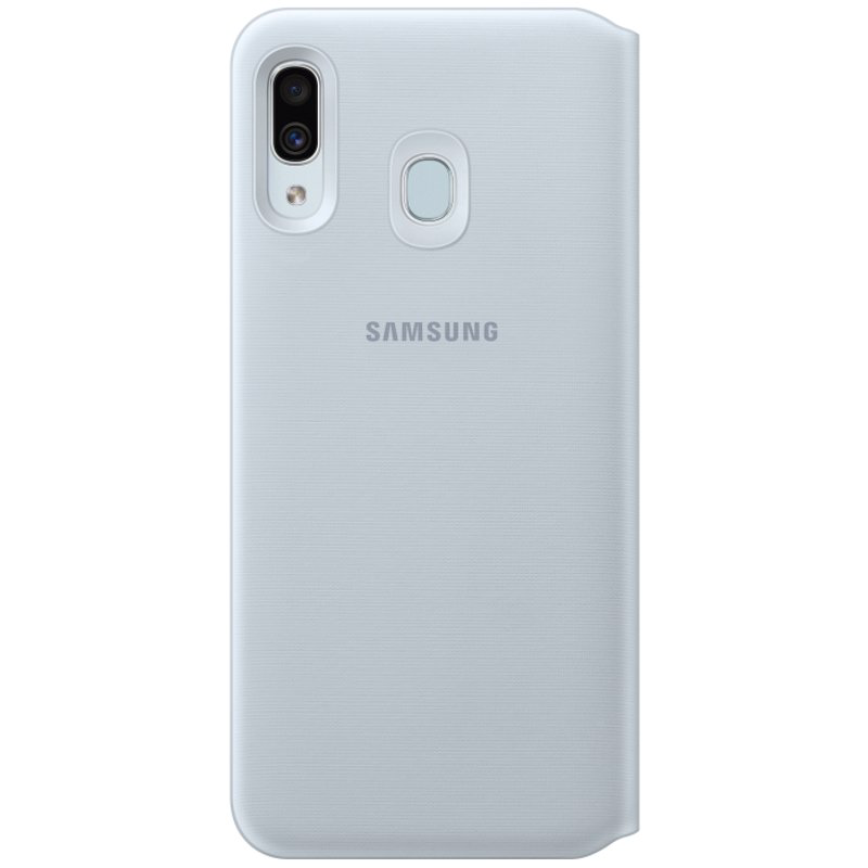 Чехол Samsung Wallet Cover для Galaxy A30 белый купить,NaN