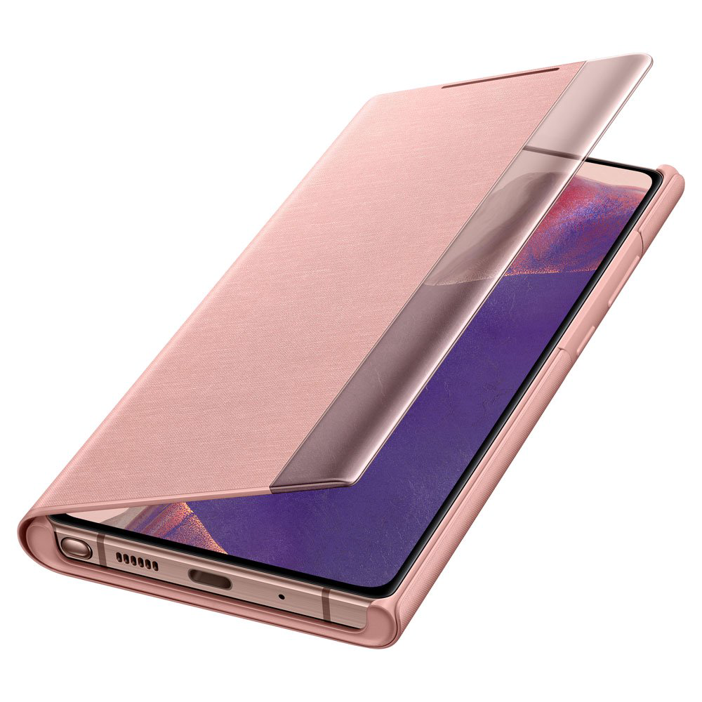Чехол Samsung Smart Clear View Cover для Samsung Galaxy Note 20 EF-ZN980CAEGRU бронзовый купить,NaN