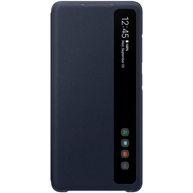 Чехол Samsung Smart Clear View Cover для Samsung Galaxy S20 FE синий купить,NaN