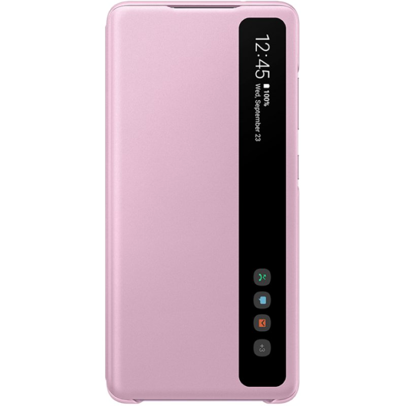 Чехол Samsung Smart Clear Cover для Samsung S20 FE EF-ZG780CVEGRU лавандовый