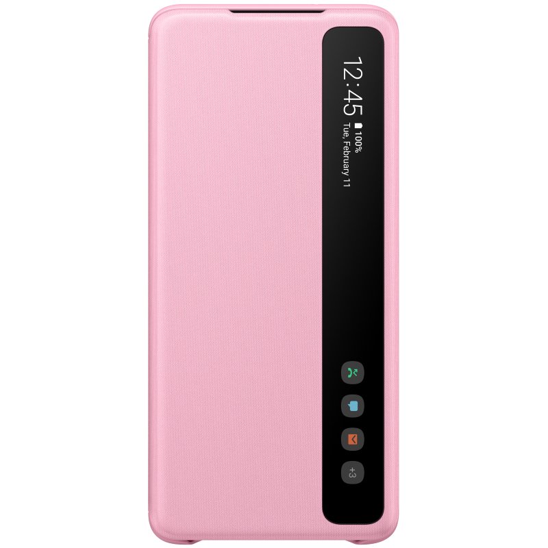 Чехол Samsung Smart Clear View Cover для Samsung Galaxy S20+ розовый купить,NaN
