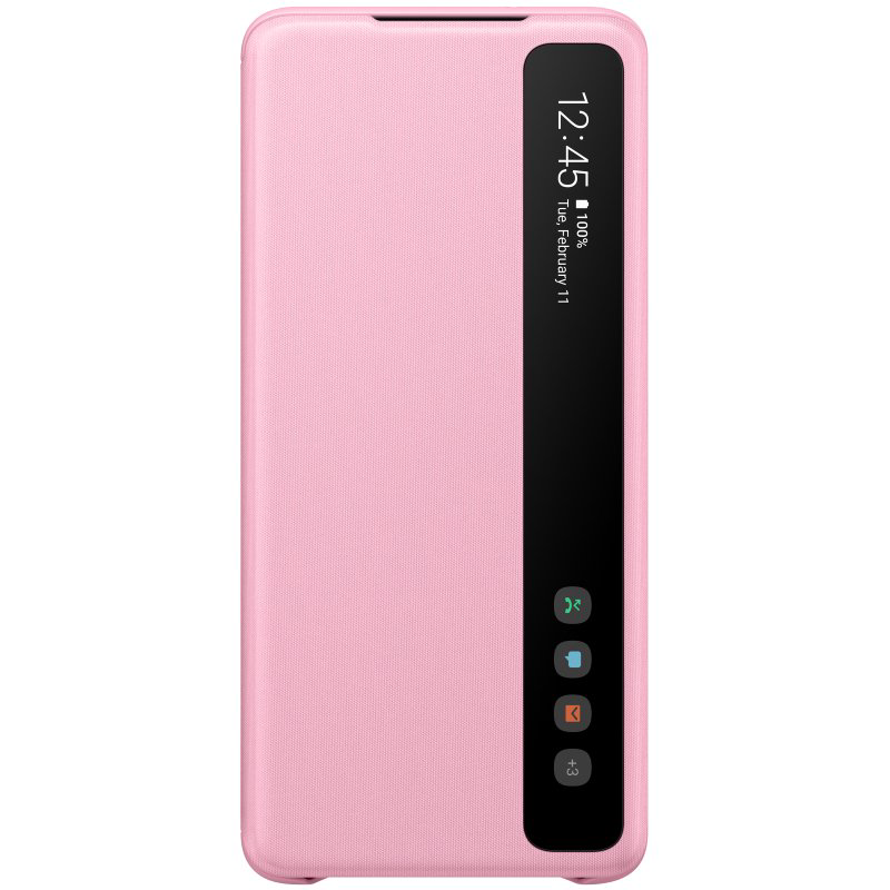 Чехол Samsung Smart Clear View Cover для Samsung Galaxy S20+ розовый купить,NaN