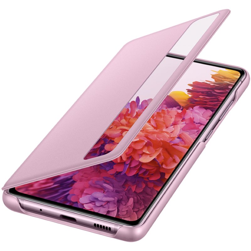 Чехол Samsung Smart Clear Cover для Samsung S20 FE EF-ZG780CVEGRU лавандовый