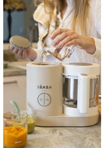 Пароварка-блендер Beaba Babycook Neo EU бежевая купить,NaN