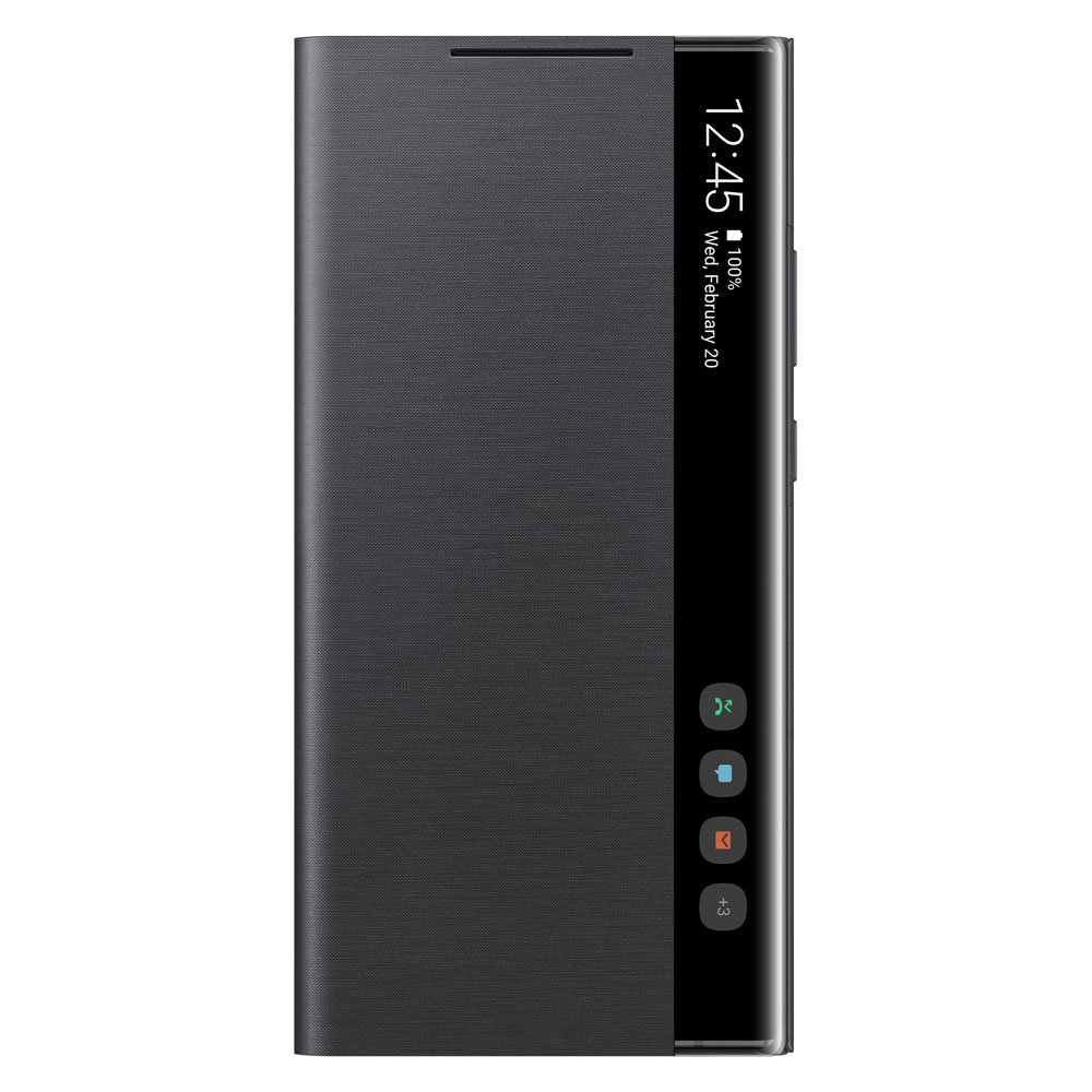 Чехол Samsung Smart Clear View Cover EF-ZN980CBEGRU для Samsung Galaxy Note 20 черный купить,NaN