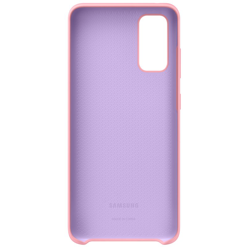 Чехол Samsung Silicone Cover для Galaxy S20 EF-PG980TPEGRU розовый купить,NaN