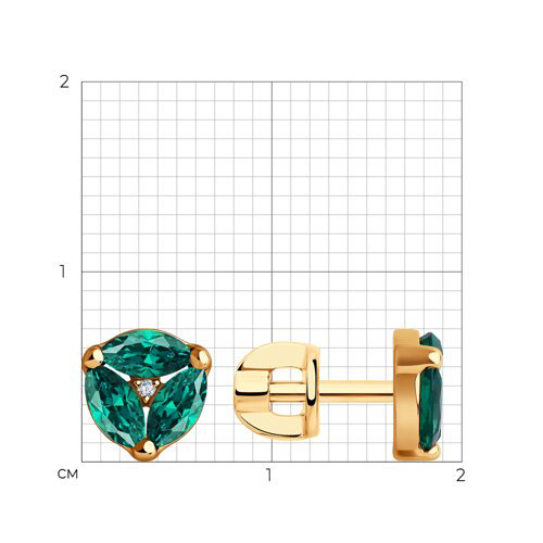 Серьги Sokolov 72-00155 1,89гр. купить,NaN