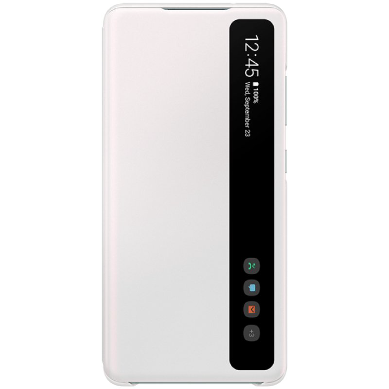 Чехол Samsung Smart Clear View Cover для Samsung Galaxy S20 FE белый