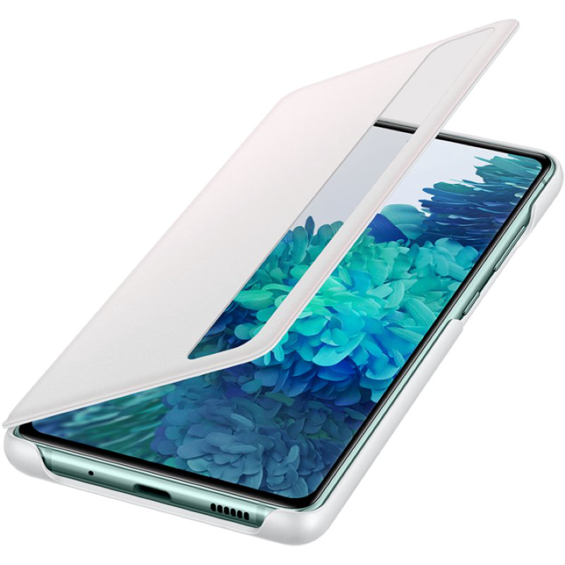 Чехол Samsung Smart Clear View Cover для Samsung Galaxy S20 FE белый купить,NaN