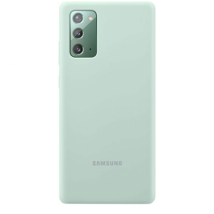 Чехол Samsung Silicone Cover для Galaxy Note 20 EF-PN980TMEGRU зеленый