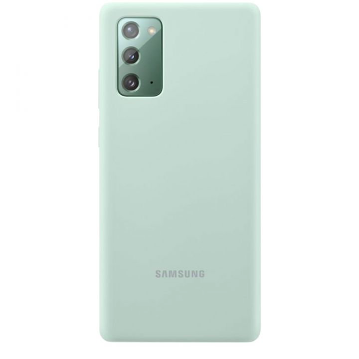 Чехол Samsung Silicone Cover для Galaxy Note 20 EF-PN980TMEGRU зеленый