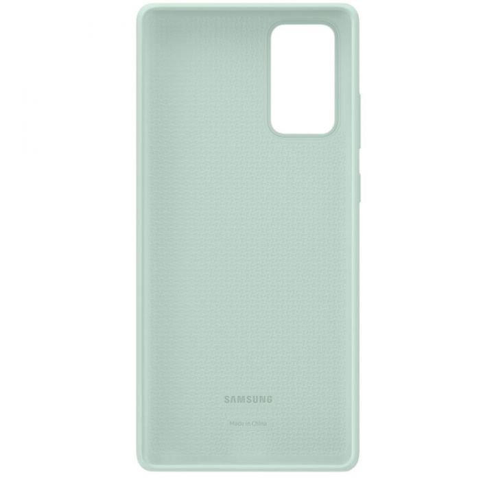 Чехол Samsung Silicone Cover для Galaxy Note 20 EF-PN980TMEGRU зеленый
