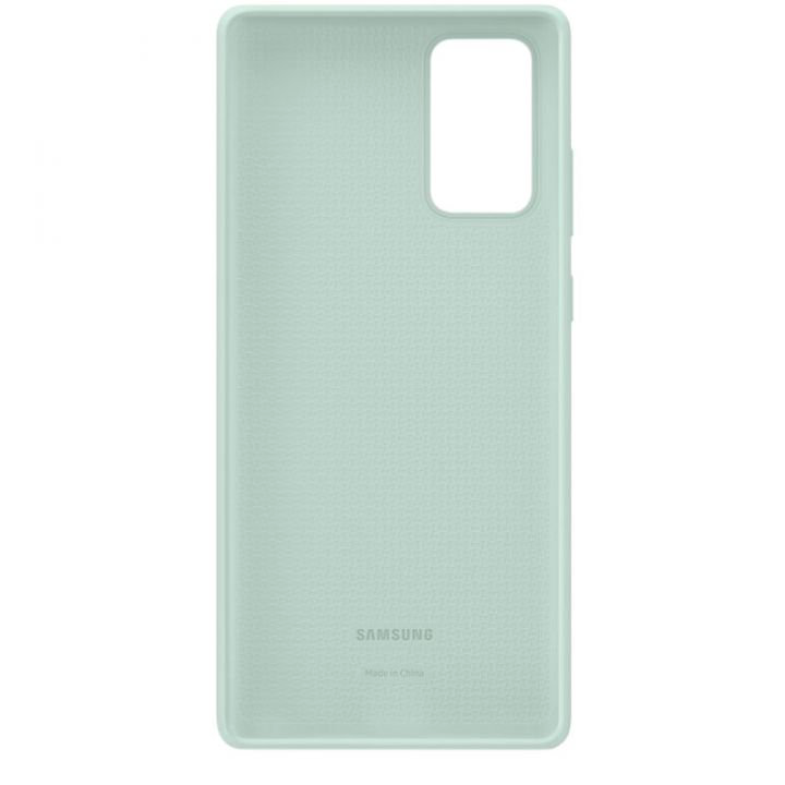 Чехол Samsung Silicone Cover для Galaxy Note 20 EF-PN980TMEGRU зеленый купить,NaN