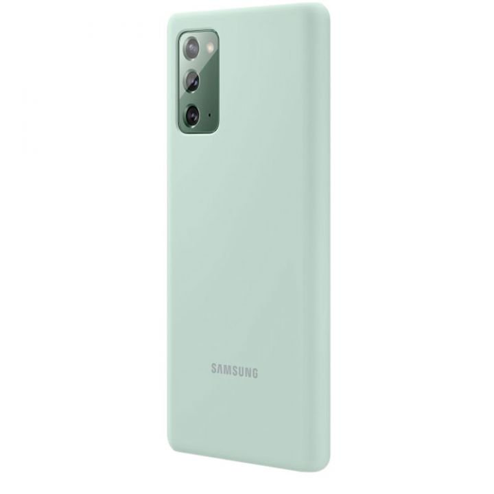 Чехол Samsung Silicone Cover для Galaxy Note 20 EF-PN980TMEGRU зеленый