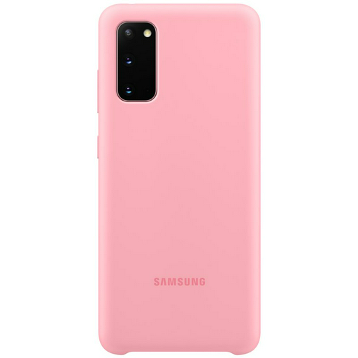 Чехол Samsung Silicone Cover для Galaxy S20 EF-PG980TPEGRU розовый