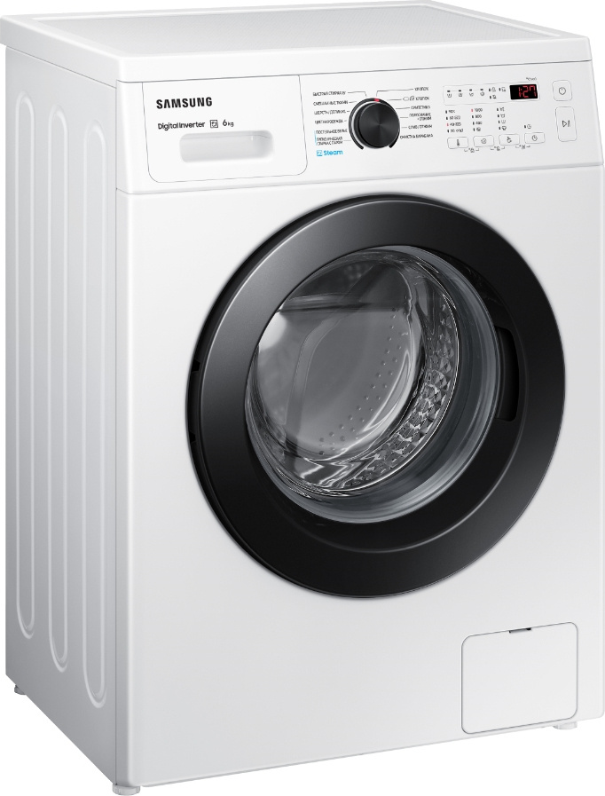 Стиральная машина Samsung WW60AG4S00CELD белая купить,NaN
