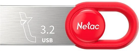 USB-флешка Netac UM2 NT03UM2N-128G-32RE 128Gb Silver Red