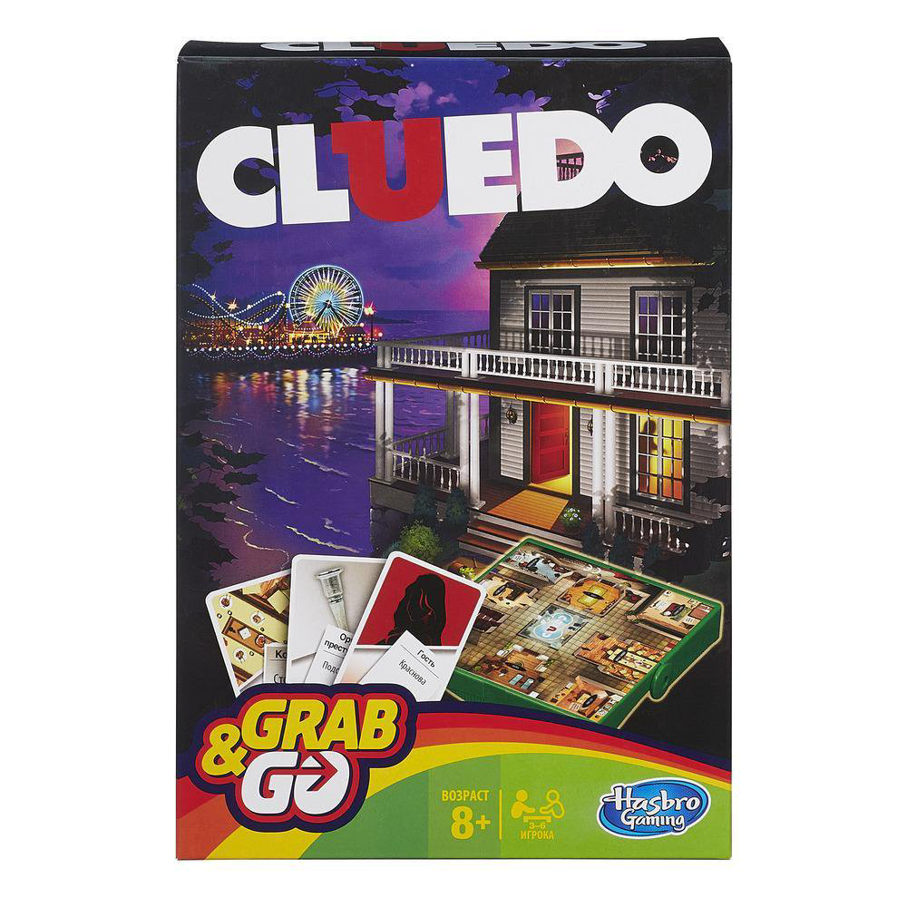 Настольная игра Hasbro Клуэдо дорожная версия B0999 купить,NaN