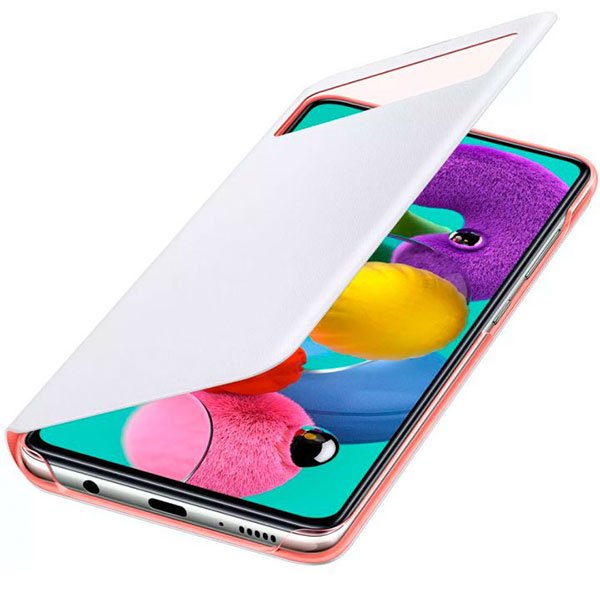 Чехол S View Wallet Cover для Samsung Galaxy A51 EF-EA515PWEGRU белый