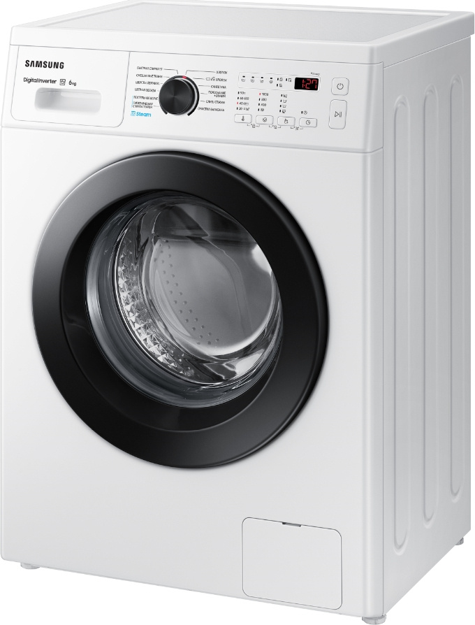 Стиральная машина Samsung WW60AG4S00CELD белая купить,NaN