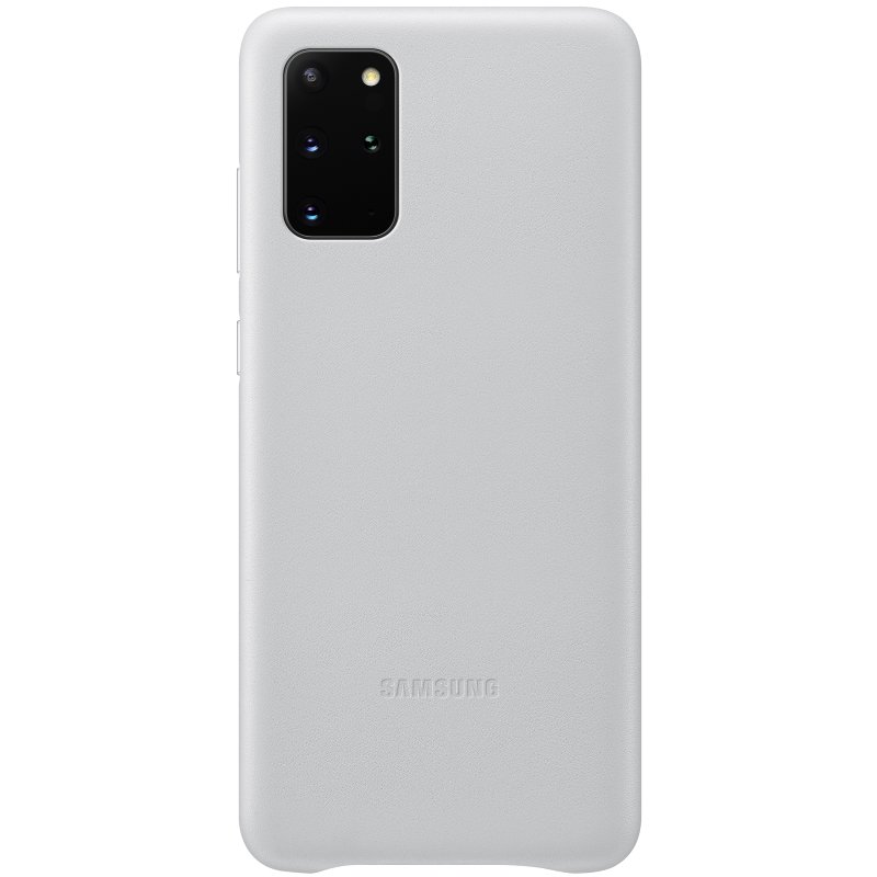 Чехол Samsung Leather Cover для Galaxy S20+ EF-VG985LSEGRU серебристый купить,NaN