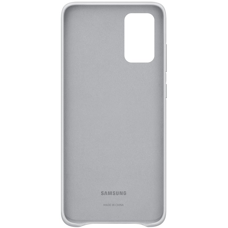 Чехол Samsung Leather Cover для Galaxy S20+ EF-VG985LSEGRU серебристый купить,NaN