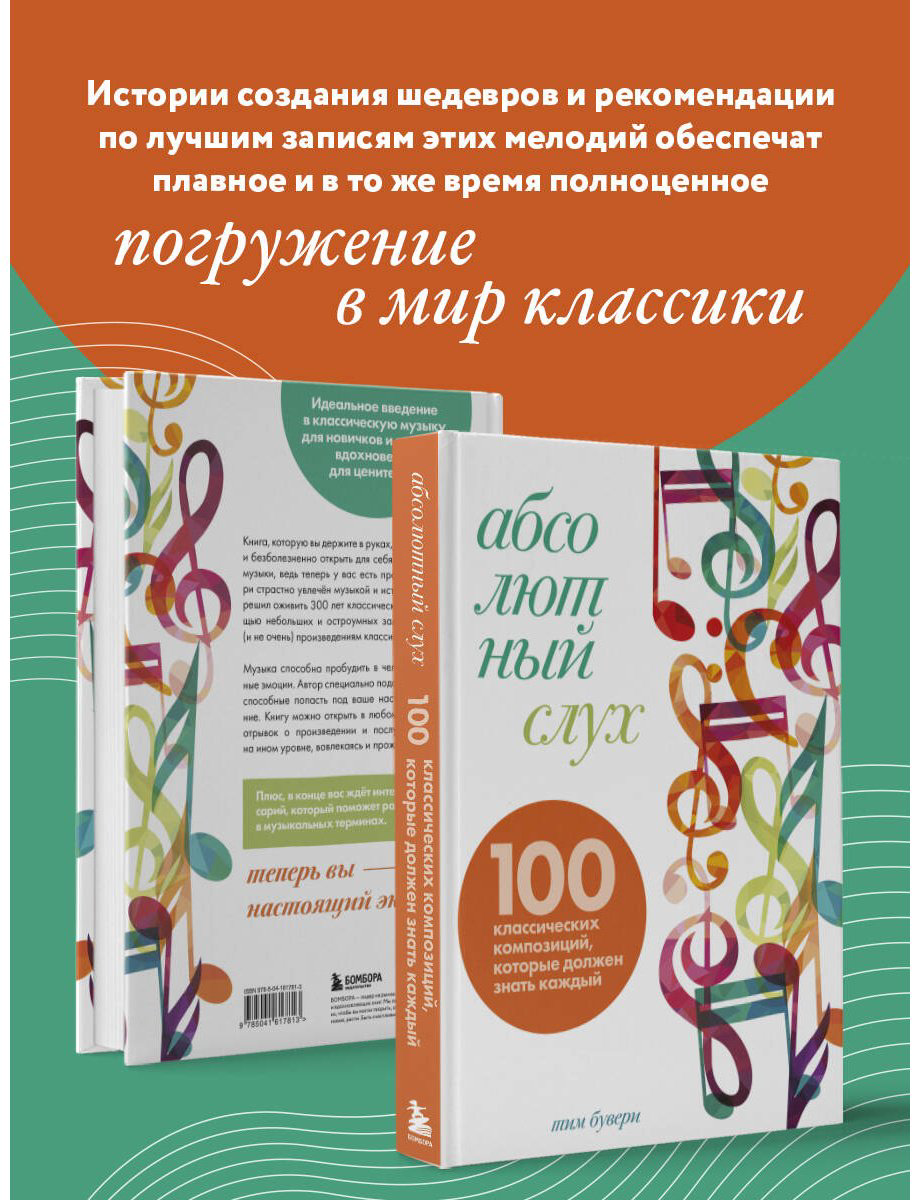 Книга Бувери Т.: Абсолютный слух: 100 классических композиций, которые должен знать каждый купить,NaN
