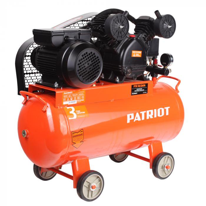 Компрессор Patriot поршневой ременной PTR 80-450A
