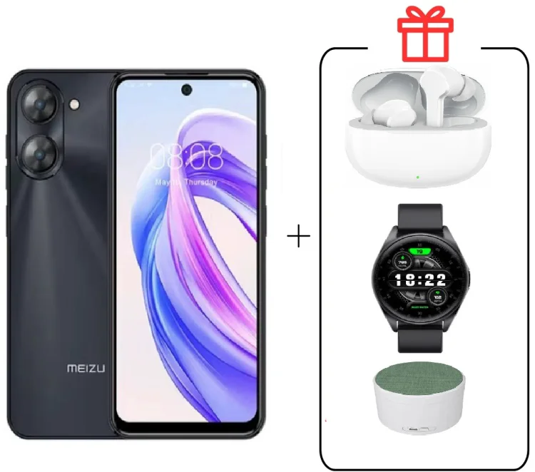Смартфон Meizu MBLU 21 6 ГБ/128 ГБ черный + подарок купить,NaN