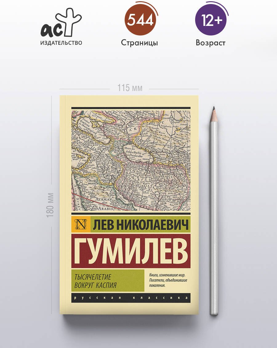 Книга Гумилев Л. Н.: Тысячелетие вокруг Каспия купить,NaN