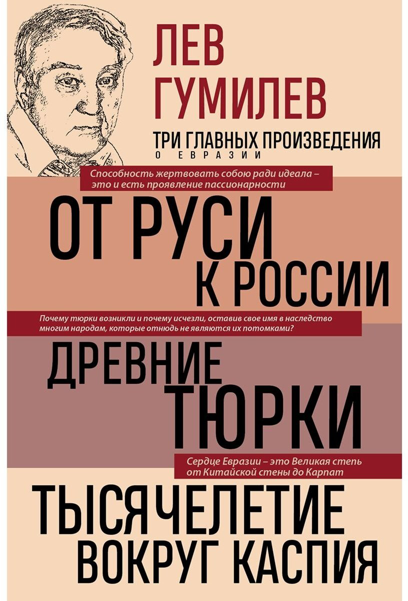 Книга Гумилев Л. Н.: Лев Гумилев. От Руси к России. Древние тюрки. Тысячелетие вокруг Каспия купить,NaN