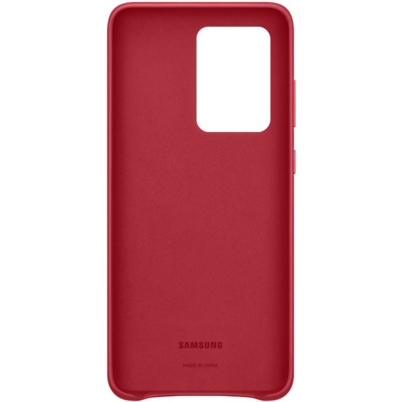 Чехол Leather Cover для Samsung Galaxy S20 Ultra EF-VG988LREGRU красный купить,NaN