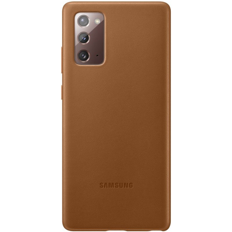 Чехол Leather Cover для Samsung Galaxy Note 20 EF-VN980LAEGRU коричневый