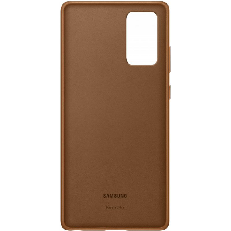 Чехол Leather Cover для Samsung Galaxy Note 20 EF-VN980LAEGRU коричневый