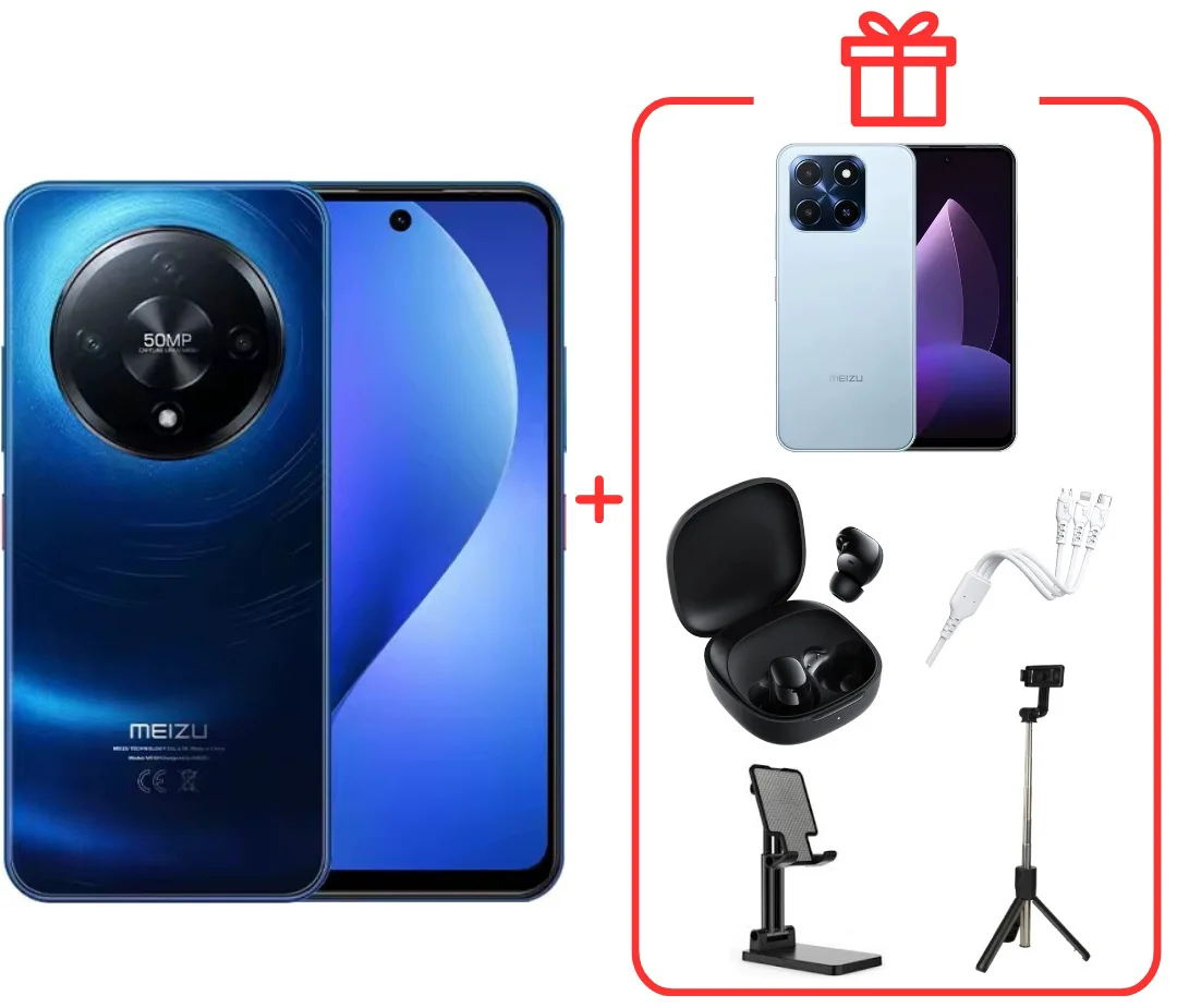 Смартфон Meizu MBLU 22 Pro 4/128GB синий + подарок купить,NaN
