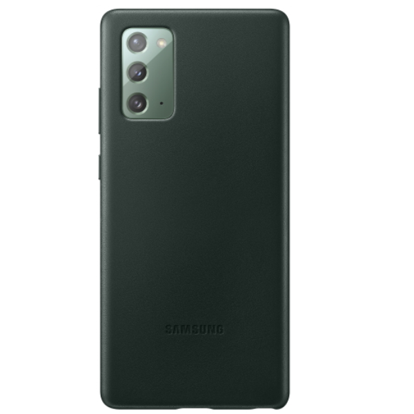 Чехол Leather Cover для Samsung Galaxy Note 20 EF-VN980LGEGRU зеленый купить,NaN