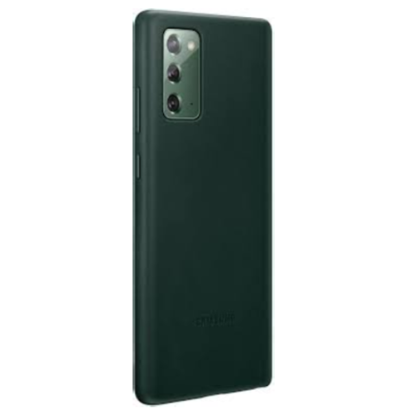 Чехол Leather Cover для Samsung Galaxy Note 20 EF-VN980LGEGRU зеленый купить,NaN