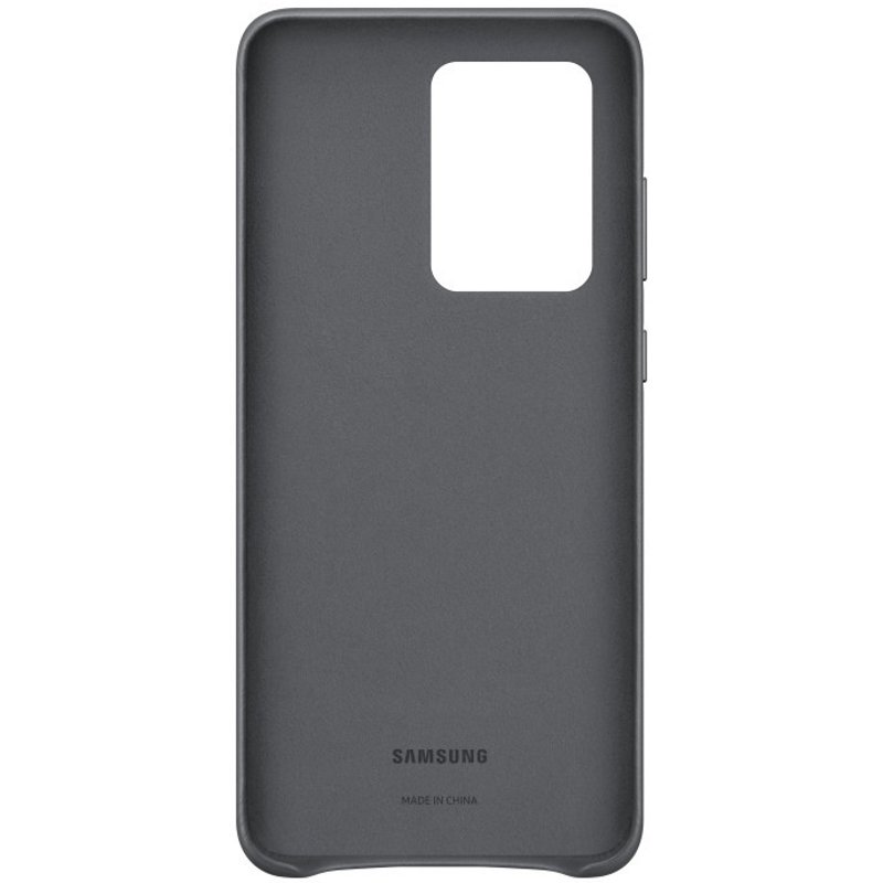 Чехол Leather Cover для Samsung Galaxy S20 Ultra EF-VG988LJEGRU серый купить,NaN