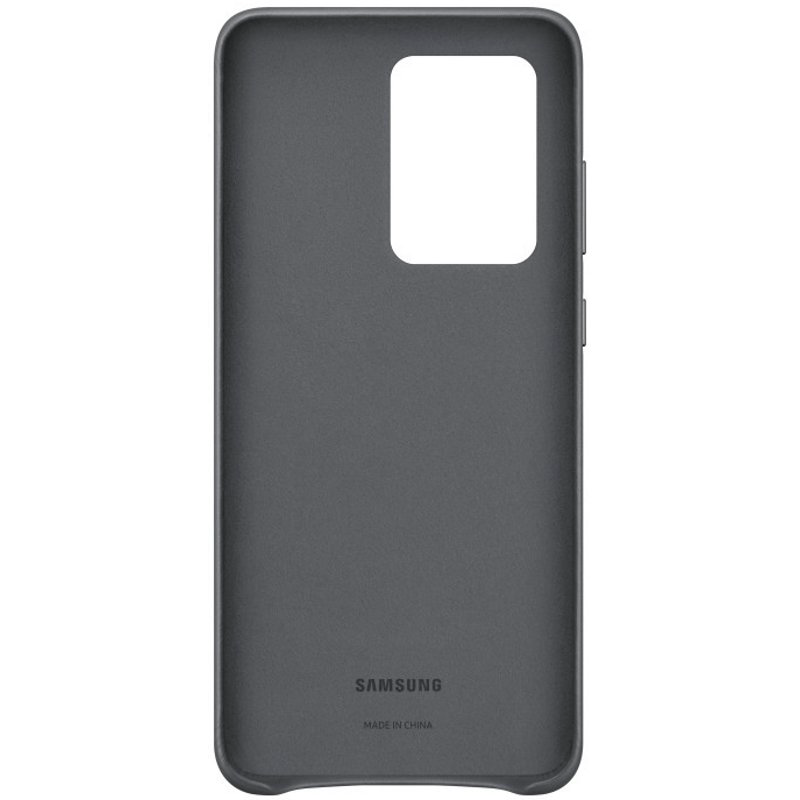 Чехол Leather Cover для Samsung Galaxy S20 Ultra EF-VG988LJEGRU серый купить,NaN