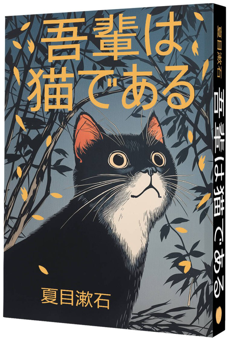 Книга Нацумэ Сосэки: Wagahai wa neko de aru  Ваш покорный слуга кот купить,NaN