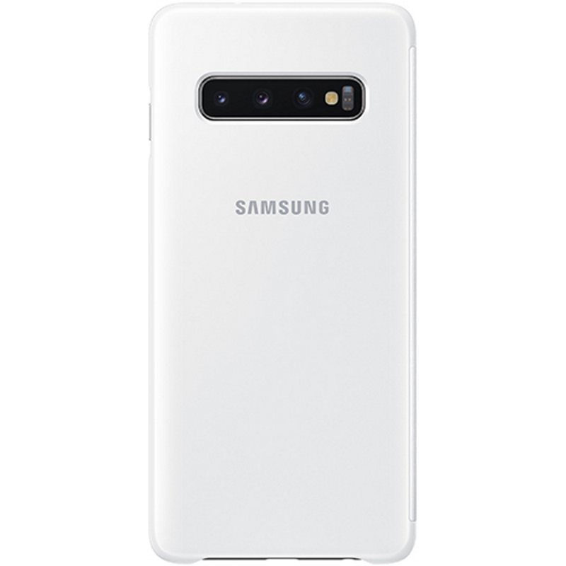 Чехол Samsung Clear View Cover для Galaxy S10 белый купить,NaN