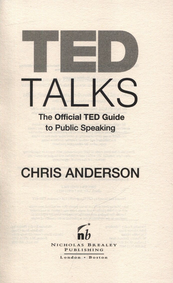 Книга Андерсон К.: TED Talks купить,NaN